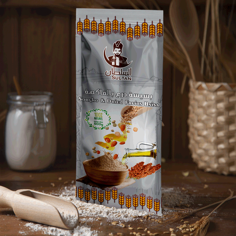 Bsissa de sorgho aux fruits secs Poudre – 500gr