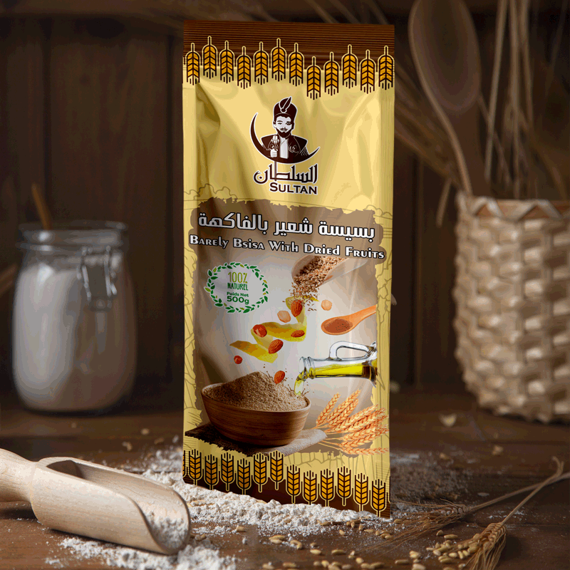 Barley Bsissa with Dried Fruits