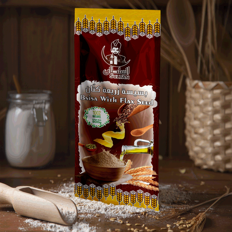 Bsissa aux graines de lin Poudre – 500gr